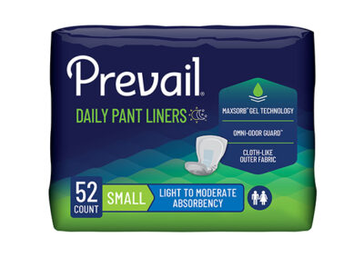 Prevail Incontinence Pant Liner, Small, 52 count